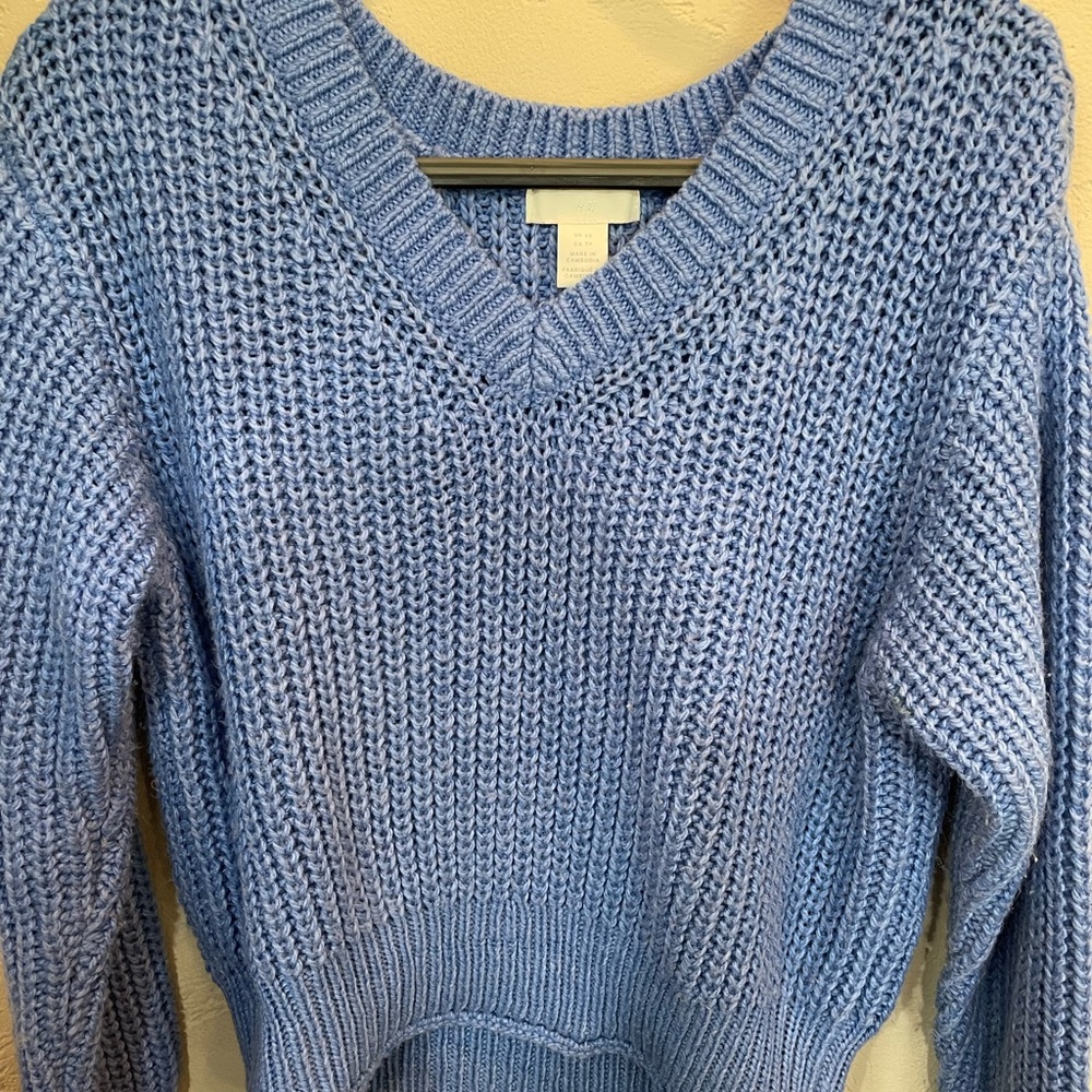 H&M chunky knit  crop sweater